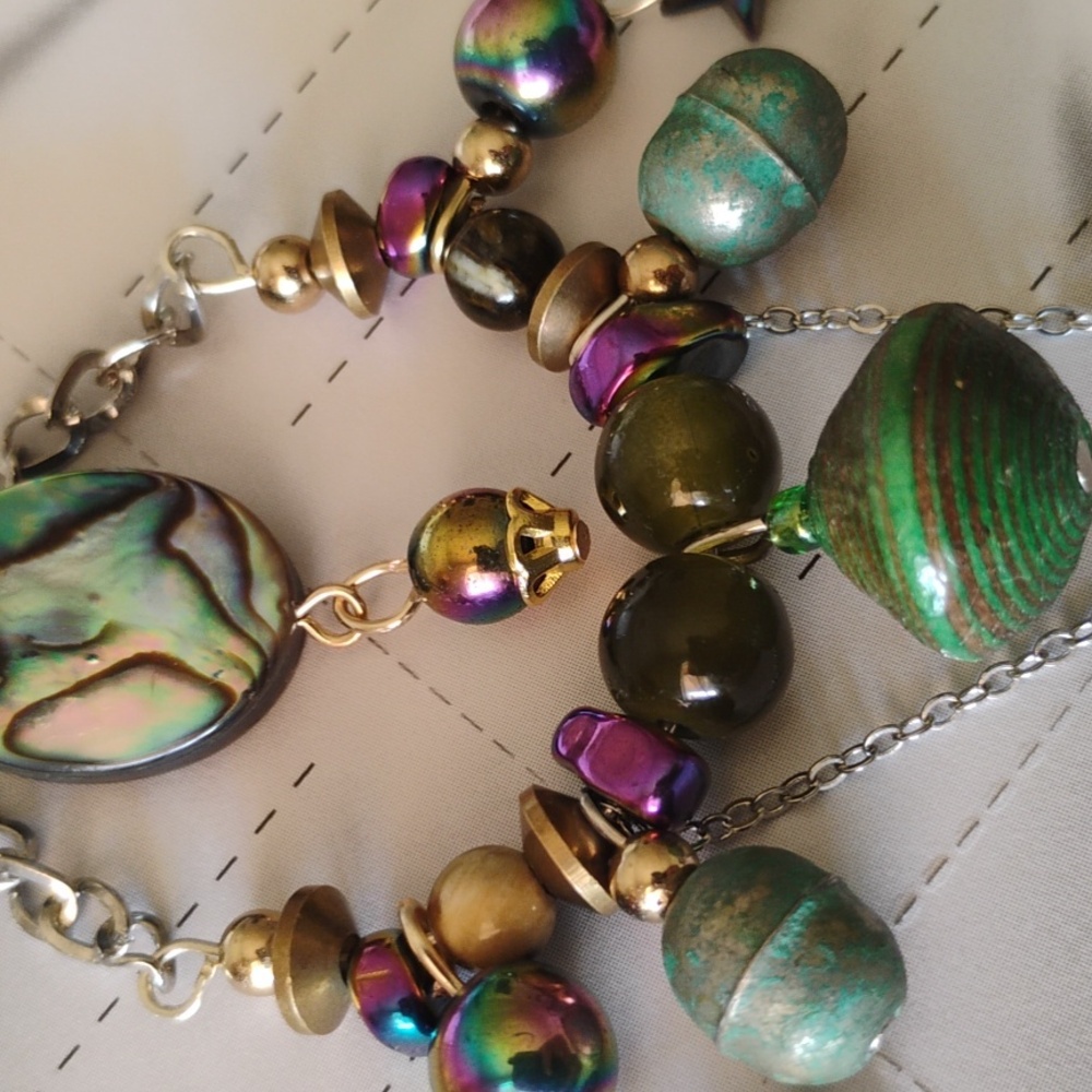 Boho Cosmic Style Stellar Statement Earrings With… - image 6